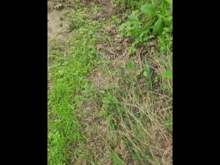 Freeuse Slut Hiking with See Through Bra