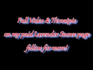 German White Girl Gets Extreme Sloppy Facefuck with Pulsating Cumshot in Throat