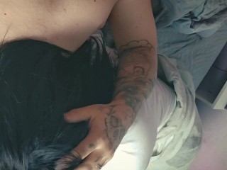 playing with my stepdaughter's delicious pussy