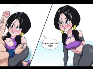 Dragon Ball Z: Goku y Videl follan en la habitación del tiempo