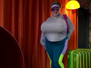 annoyed wife gets bimbo boob job... and a fat cock to dominate her husband with