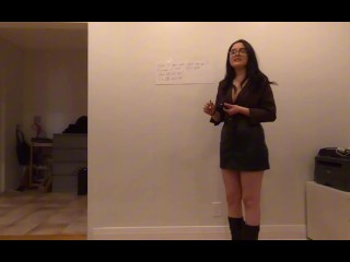 İngilizce dersi almak istedim ama sikiş dersi aldım...