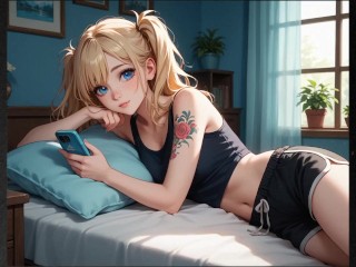 Step Sister Seduces Step Brother in the Kitchen (Voiceover Visual Novel)