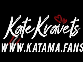 Kate's Stockinged Seduction: Footjob Cumshot On Her Legs - Kate Kravets Fetish