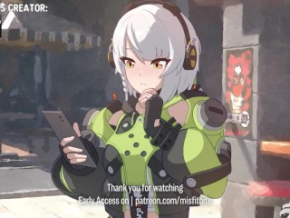 Nicole Demara from Zenless Zone Zero lets me cum on top of her (Misfitbite animation) - Jazziuu