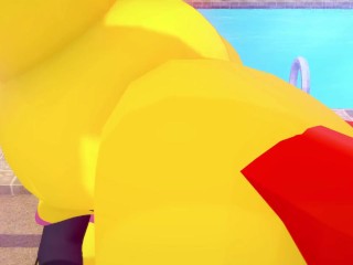 POKEMON but every time you FUCK them they LEVEL UP - Anime Hentai SFM Compilation