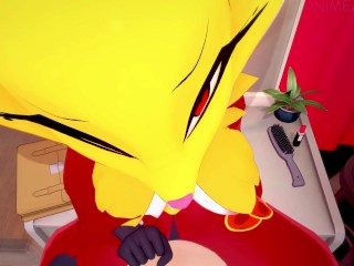 POKEMON but every time you FUCK them they LEVEL UP - Anime Hentai SFM Compilation