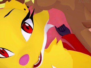 POKEMON but every time you FUCK them they LEVEL UP - Anime Hentai SFM Compilation