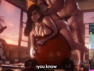 Watching Boss Of The Gym | Final Fantasy Hentai by  Brutalisk3D