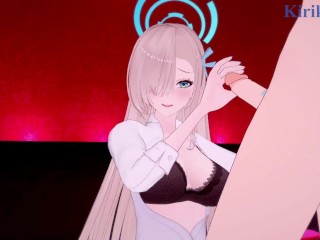 Ichinose Asuna (Schoolgirl) and I have intense sex at a love hotel. - Blue Archive Hentai