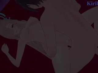 Ichinose Asuna (Schoolgirl) and I have intense sex at a love hotel. - Blue Archive Hentai