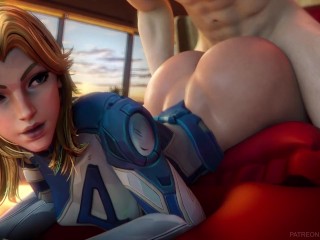 Susan Storm from Marvel Rivals,  ass fuck, Fpsblyck