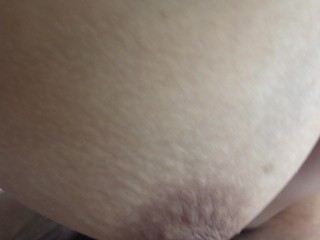 FRENCH NUDIST CAMP: Cuckold Wife Lets Stranger Cum On Hairy Pussy