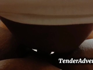 Monster cock goes balls deep inside her creamy wet pussy