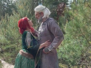 Triss F*cks Geralt Like a Sorceress – Witcher Cosplay Gone Wild!