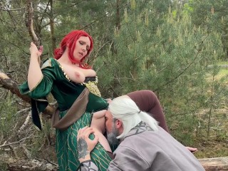 Triss F*cks Geralt Like a Sorceress – Witcher Cosplay Gone Wild!