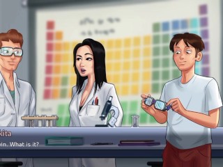 Ms. Okita in the Lab