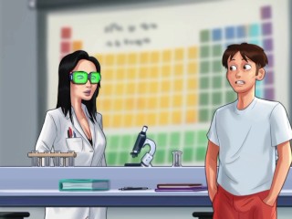 Ms. Okita in the Lab