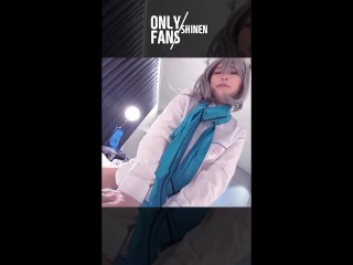 【Blue Archive】💙Enjoying Rough sex with Shiroko cosplay, hentai shemale Femboy Crossdresser shorties