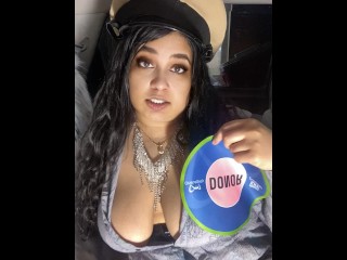 Mistress COLLECTS SEMEN LIKE A DONOR And heads to SPERM BANK OF AMERICA