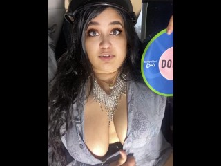 Mistress COLLECTS SEMEN LIKE A DONOR And heads to SPERM BANK OF AMERICA