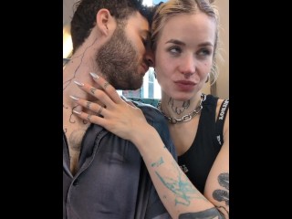 Raver couple afterparty oddysey