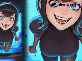 Mavis Dracula’s pussy fucked roughly, dripping cum