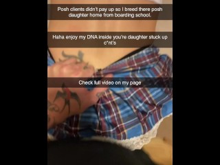 Can’t pay I’ll take you’re daughters virginity away #pay the builder