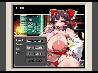 BIG TITS SHRINE GIRL GIVES AMAZING TIT JOBS AND BLOWJOBS - Reimu - Pixel Call Girl