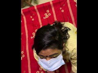 Desi Girl Gives Sloppy BJ – Wet & Wild Blowjob in Bed!