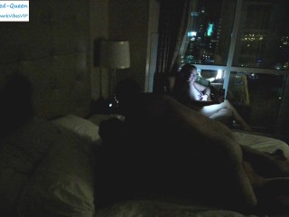 Cuckquean Wife Watches And Films From Cuck Chair In Vegas Hotel As Husband Fucks Another Woman