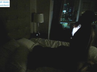 Cuckquean Wife Watches And Films From Cuck Chair In Vegas Hotel As Husband Fucks Another Woman