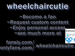 Wheelchair Cutie Missionary Fucks Real Caregiver