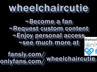 Wheelchair Cutie Missionary Fucks Real Caregiver