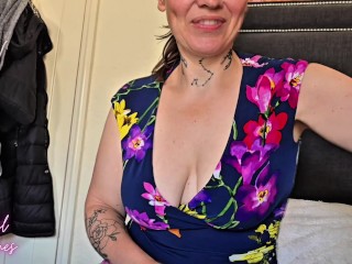 Stepsister teased me in to getting hard for her the family get together