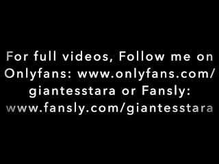 Giantess Stepsister shrinks annoying stepbrother Panty Ride Dildo