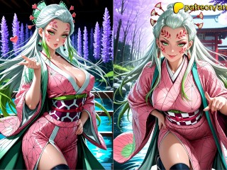 Daki from Demon Slayer fucks like a demonic slut