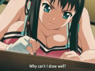 Big Boobed Beauty Loves To Draw While Fucking A Big Cock