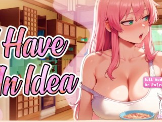 [F4M] | You Drank All Your Hot Roommate's Milk, So She Milks You For Her Cereal 🍆🥣 {Lewd ASMR}