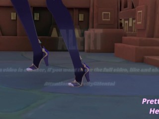 Mavuika discovers Yelan trying to steal her personal toy - Genshin 3d Yuri Hentai