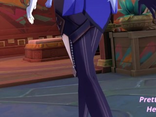 Mavuika discovers Yelan trying to steal her personal toy - Genshin 3d Yuri Hentai