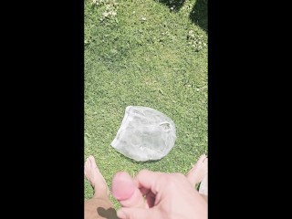 Pissing a huge piss in my rubber pants, followed by a long wank outdoors.