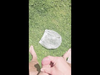 Pissing a huge piss in my rubber pants, followed by a long wank outdoors.