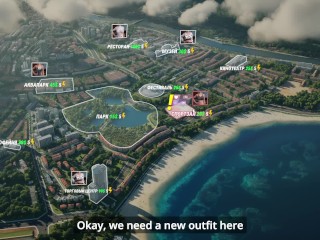 SEX Amnesia - Lover Sim EP# 6 | Jerking off my dick with her feet