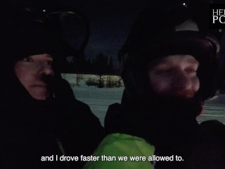 Polarlichter und ein RIESEN CUMSHOT. Begleite uns durch Kiruna, SCHWEDEN (Lappland). VLOG