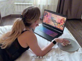 MY STEPSISTER TURNED OUT TO BE A VIRGIN, THANKS TO HER VIRTUAL GAME-  Nutaku -  Project QT