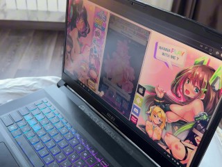 MY STEPSISTER TURNED OUT TO BE A VIRGIN, THANKS TO HER VIRTUAL GAME-  Nutaku -  Project QT