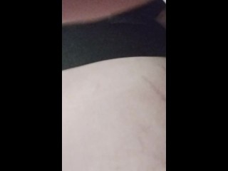 Smoking in a goth look provocative outfit