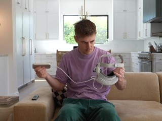 Redhead Babe comes into my room and DEMANDS I FUCK HER GOOD