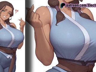Katara from avatar fucked deep, moaning uncontrollably